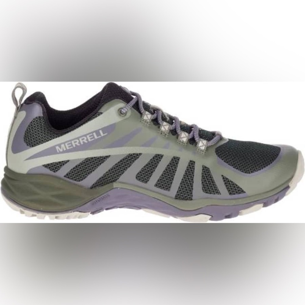 Women’s MERRELL Siren Edge Q2 Low Hiking Shoes- Vertiver/Shark. Size 9.5